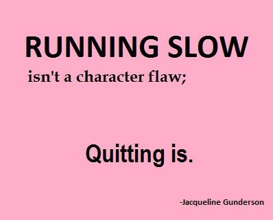 running slow