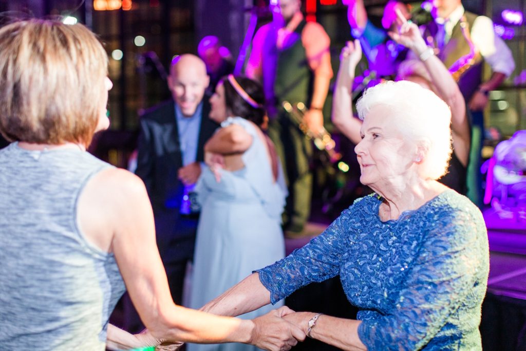 Grandmother dancing at 601 Spring